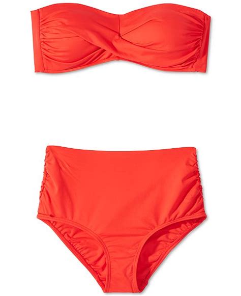 Anne Cole Bandeau Twist Bikini Topcreated For Macys Style Swimwear