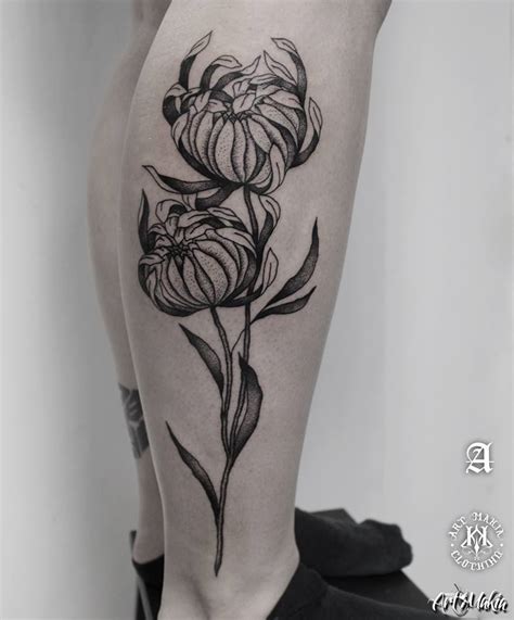 Flower Dotwork Tattoo By Artmakia On Deviantart