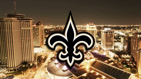 Download Emblem Logo Nfl New Orleans Saints Sports Hd Wallpaper By