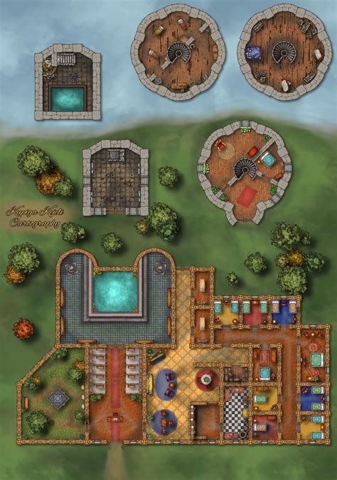 Candlekeep Mysteries Temple Of The Restful Lilly The Price Of Beauty 35x50 Rdndmaps