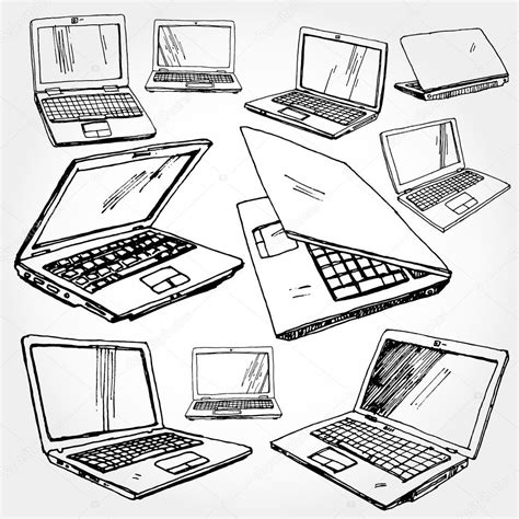 Illustration Of Laptop Stock Vector Image By ©tsaplia 30845695