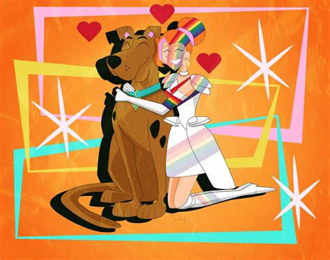 A Hug For Scooby Doo By Fad Artwork On Deviantart