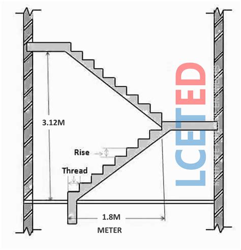 Staircase Design How To Calculate Number Of Riser And Treads Of
