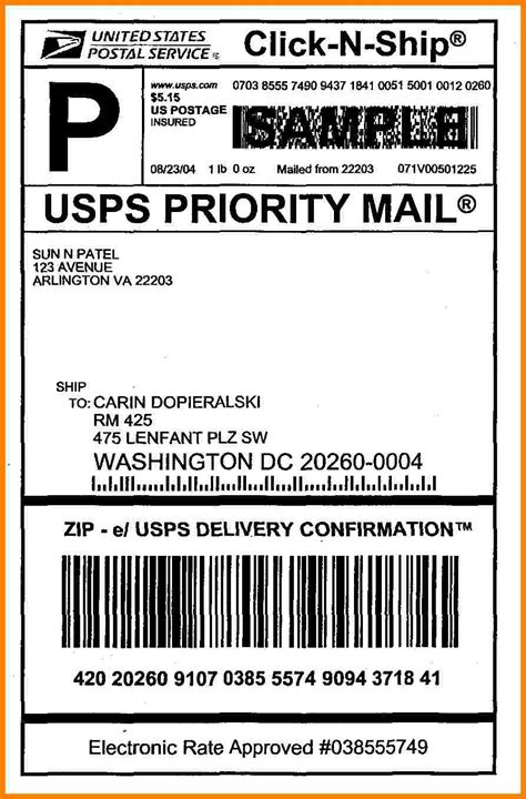 Templates perform not possess to become boring. 6+ usps shipping label template | Introduction Letter