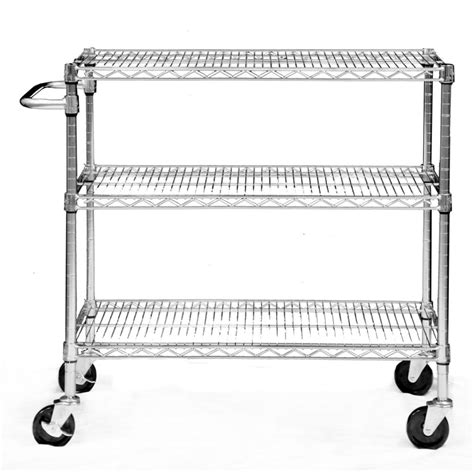 trinity ecostorage 3 tier cart chrome the home depot canada