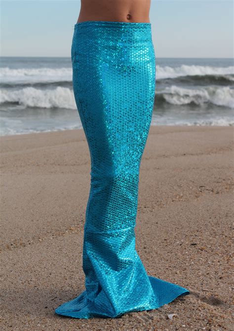 Swimmable Mermaid Tail Light Blue Fish Scale Hampton Mermaid