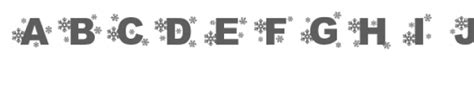 Snowflakes Falling Font Font What Font Is