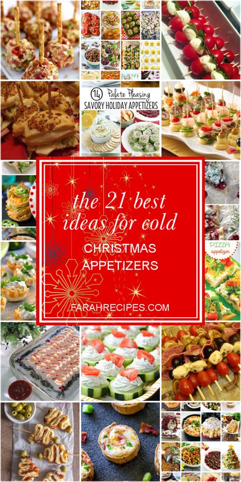 Or, try one of our finger food ideas, like smoked trout with garlic cream on rye toasts, wasabi deviled eggs, goat cheese crostini with fig. The 21 Best Ideas for Cold Christmas Appetizers - Most Popular Ideas of All Time