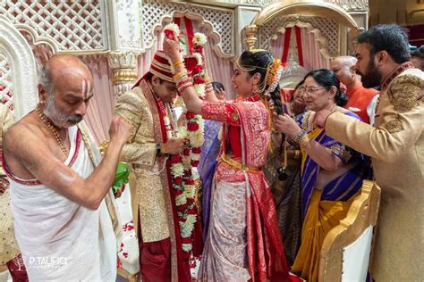 Varmala Indian Wedding Tradition Ptaufiq Photography
