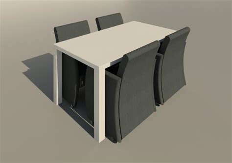 Maybe you would like to learn more about one of these? RevitCity.com | Object | Dining table + chairs