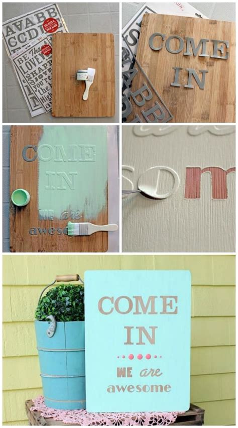 Easy Hand Painted Wood Sign Tutorial Wooden Signs Diy Hand Painted