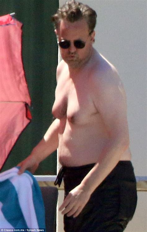 Matthew Perry Goes Shirtless On Vacation In Mexico Daily Mail Online