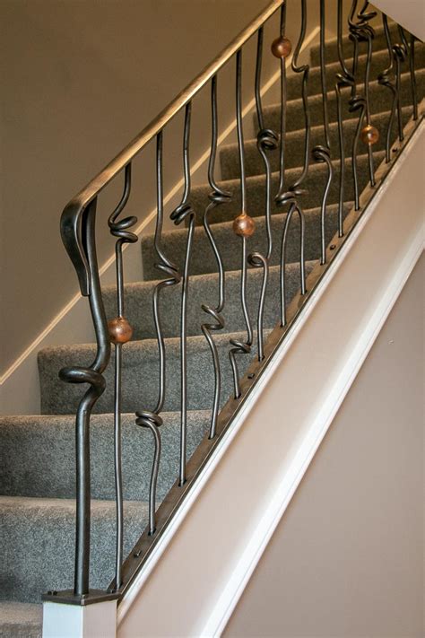 Includes tips on measuring your stairs and preparing the newels, handrail and baserail. Knotted Steel Stair Spindles | Metal stair spindles, Metal stairs, Stair spindles