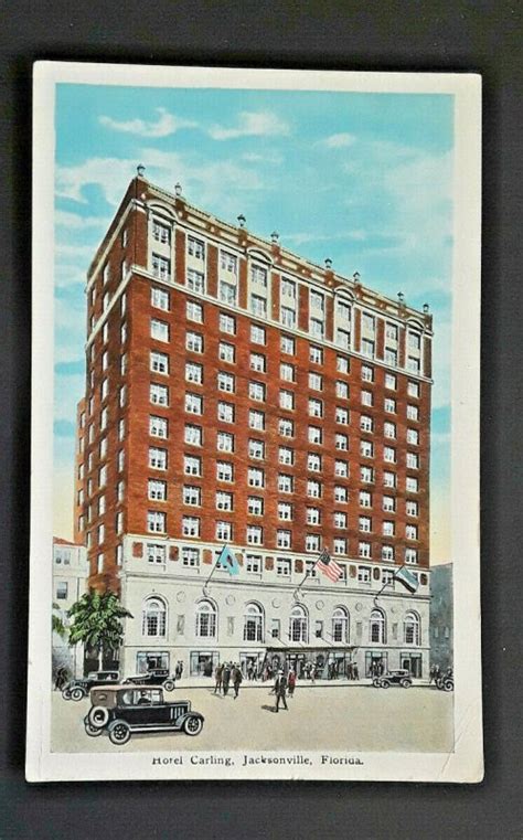Mint Vintage Jacksonville Florida Hotel Carling Circa Early 1900s