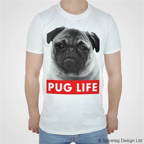 Pug Life Tshirt Dope T Shirt Hipster Swag Dogs Fashion Puppy