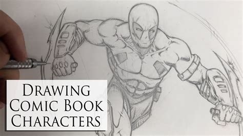 Drawing A Comic Book Character Pose To Rendering Robert Marzullo