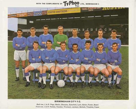 Birmingham City team group in 1964.  Equipo de fútbol, Fotos del