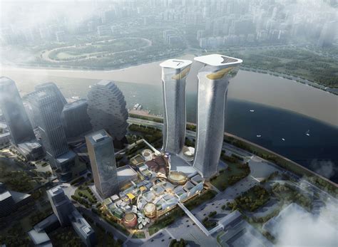 Gallery Of Aedas Unveils Dragon Inspired Complex Design In Zhuhai