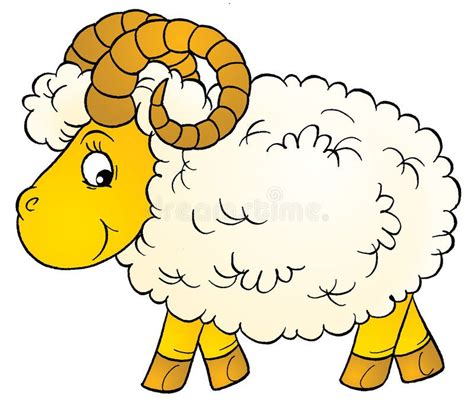 Ram Isolated Clip Art And Childrena€s Illustration For Yours Design
