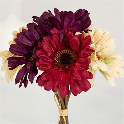 We did not find results for: Purple, Burgundy and Cream Artificial Gerbera Daisy ...