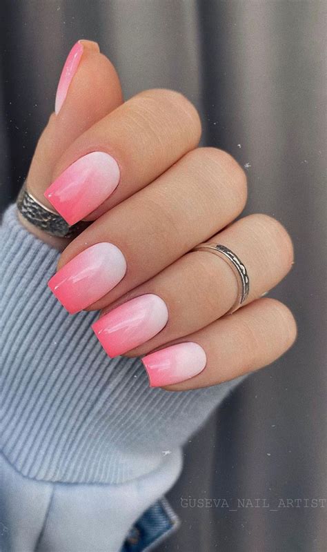 47 Beautiful Nail Art Designs And Ideas French Ombre Pink Nails