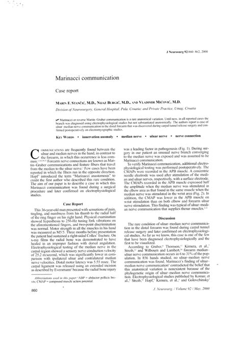 Pdf Marinacci Communication Case Report