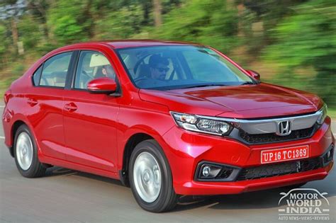 Honda Amaze Cvt Automatic Variant Gets Vx Trim In Petrol And Diesel