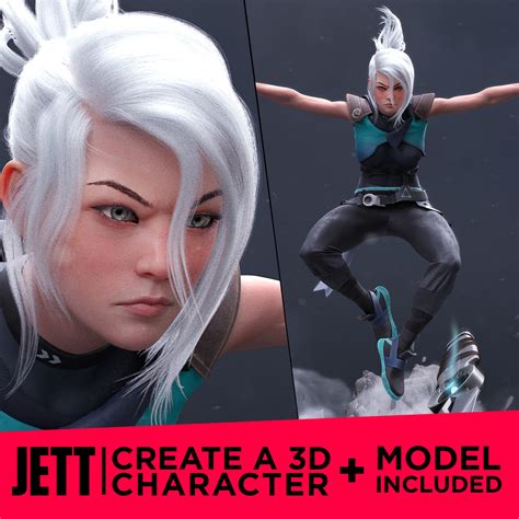 Artstation Jett Create A 3d Character Resources