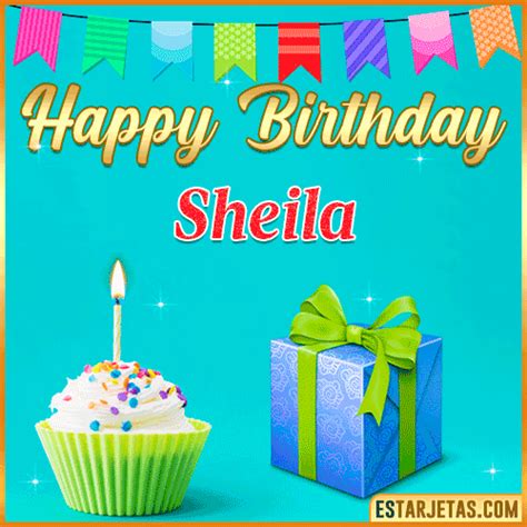 Feliz Cumpleaños Sheila Imágenes  Tarjetas Y Mensajes