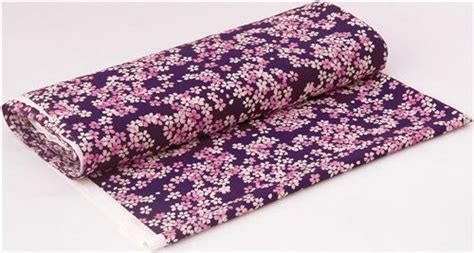 textured purple pink sakura japanese kimono fabric by kokka modes4u
