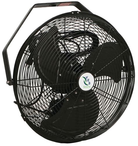 Black High Velocity Outdoor Rated Air Circulator Fan 18 Inch 6357 Cfm 3