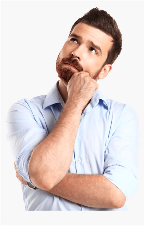 Thinking Man Download Transparent Png Image Man Thinking Png Png