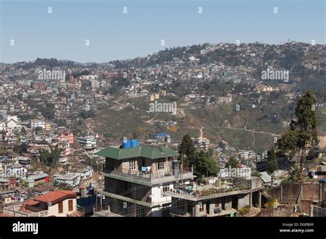 Aerial View Of Kohima Village Nagaland India Stock Photo Alamy