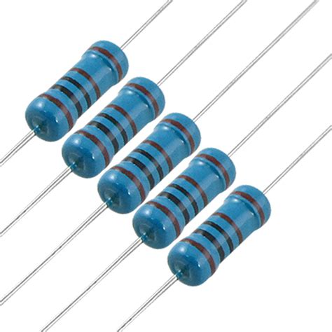 1w 1k ohm 1 axial metal film resistors x200pcs