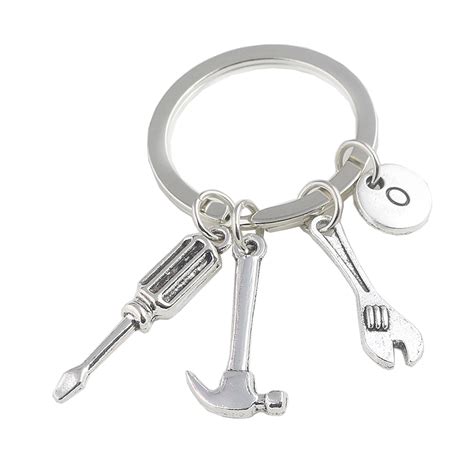 Tool Repair Series Keychain Hammerand Wrench Andscrewdriver Keyring T