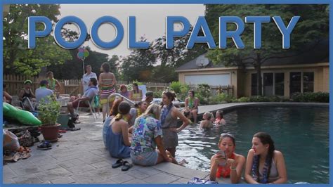 Pool Party Vlog The Paint Bar Youtube