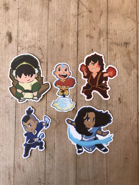 I Made Team Avatar Stickers Rthelastairbender