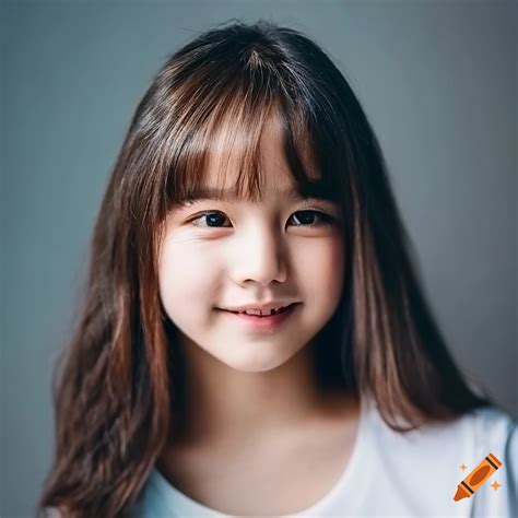 Portrait Of A Stunning 11yo Actress With A Mix Of Japanese And French