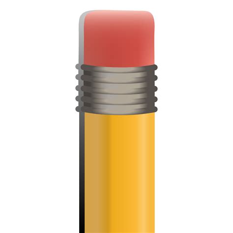 Eraser, pencil, pencil's eraser icon - Free download png image