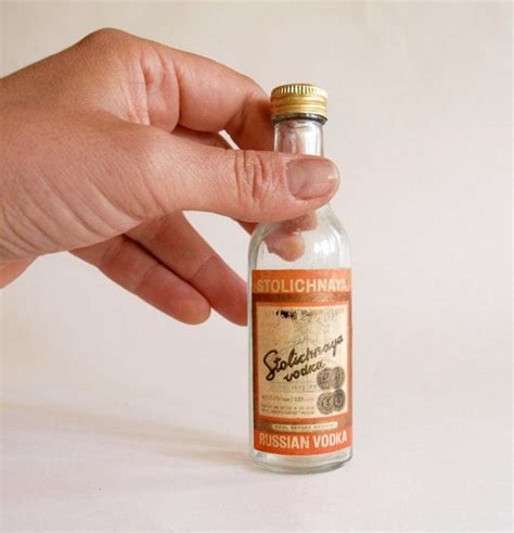 Items Similar To Vintage Bottle From Ussr Russian Vodka Souvenir