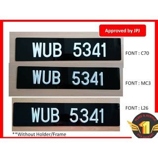 It is useful for users when car owner want to buy a new car or register car plate for new vehicle. Car number plate ( JPJ approved) standard for all types of ...