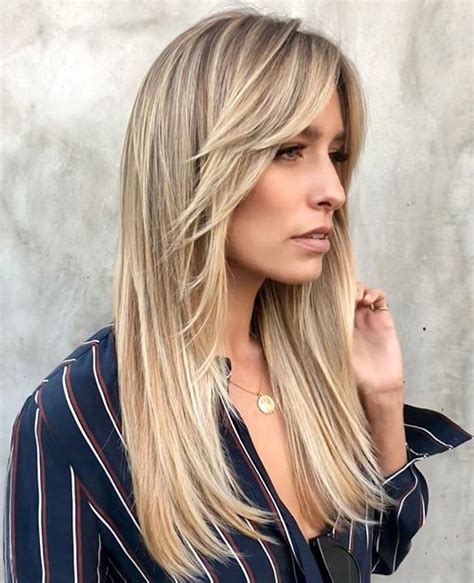 Long Layered Haircuts With Curtain Bangs Simple Haircut And Hairstyle
