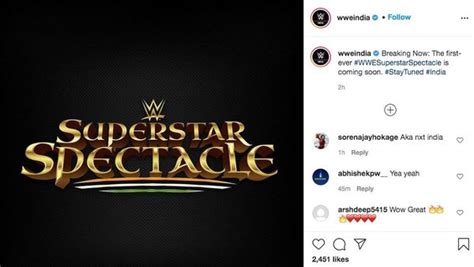 Wwe Announce Superstar Spectacle India Special For Later This Month