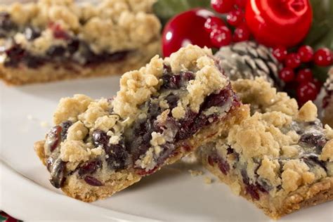 Cool completely in pan on a wire rack. Sour Cream Cranberry Bars | MrFood.com