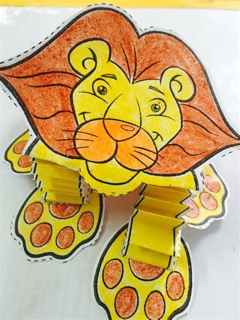 How To Make Paper Lion