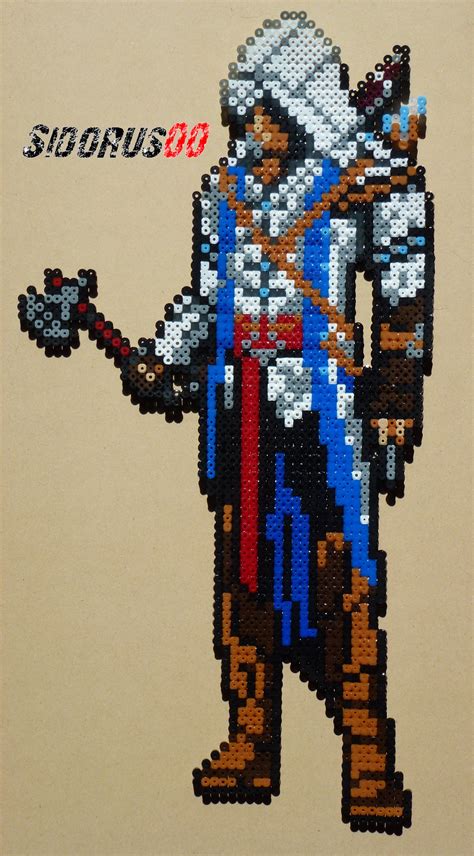 Assassin S Creed Connor Kenway Hama Perler Beads By Sidorus