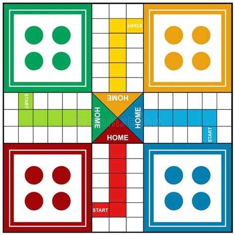 How to draw a ludo board in paint | simple and easy steps. Ludo Game Vector Illustration Design Stock Illustration ...