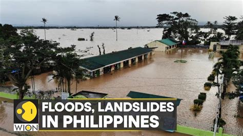 philippines floods and landslides kill 45 thousands evacuated latest news wion youtube