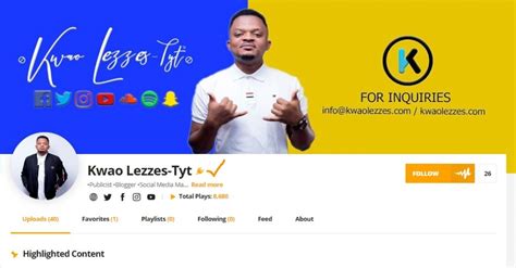 Kwao Lezzes Tyt Becomes Ghanas First Verified Tastemaker On Audiomack