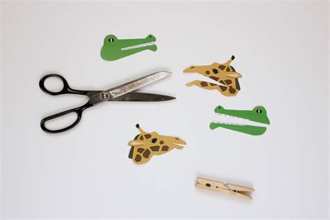 Clothespin Animal Puppets Free Printable